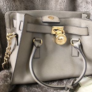 Michael Kors Hamilton Shoulder Bag w/ Wrist Watch